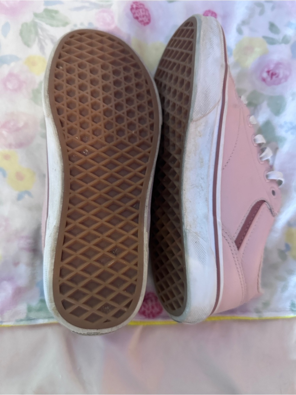 Vans Light Pink Low-Top Canvas Sneakers - Picture 3 of 5
